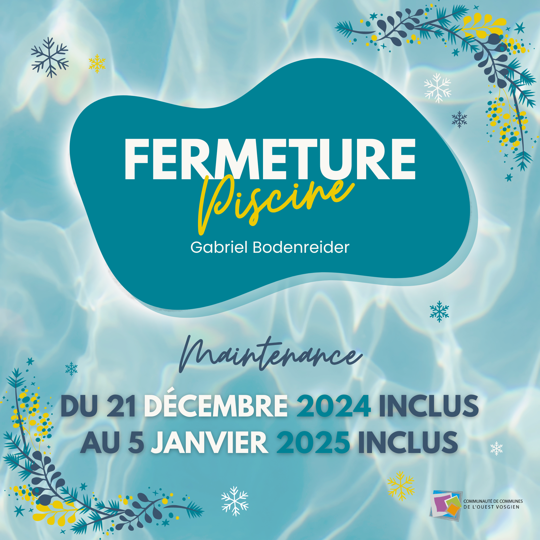 Fermeture maintenance