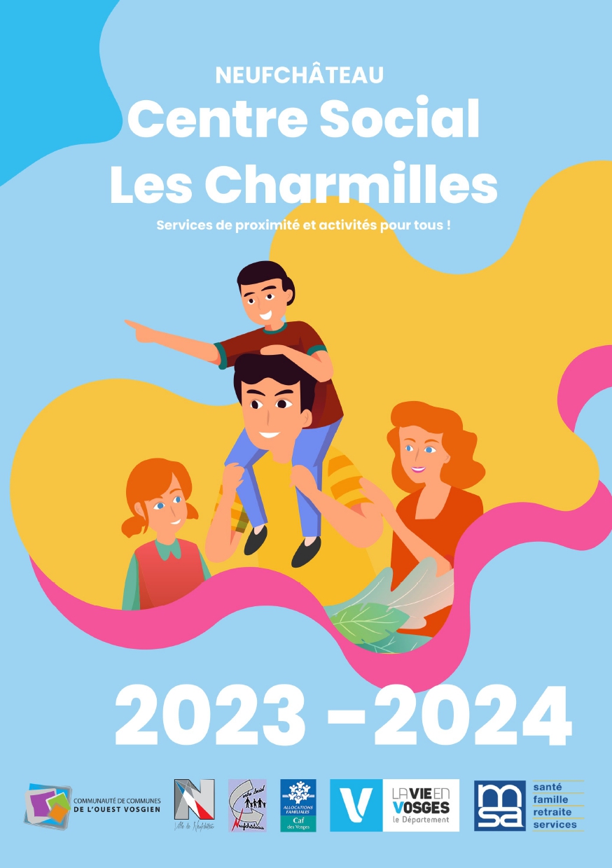 Plaquette Centre Social LES CHARMILLES   Neufchâteau 2023 2024 (v internet) page 0001