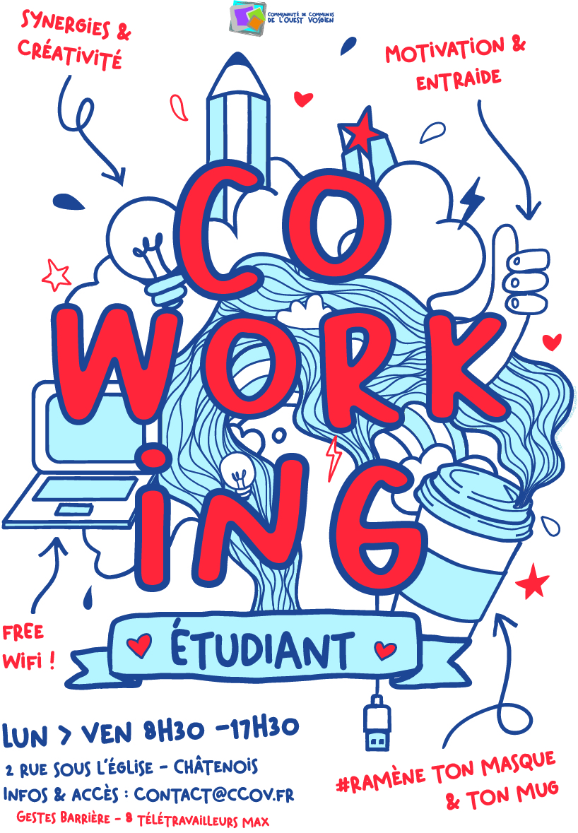 Le coworking ouvert aux étudiants