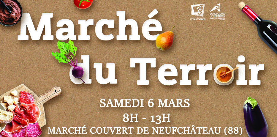 Le marché du terroir revient le samedi 6 mars !