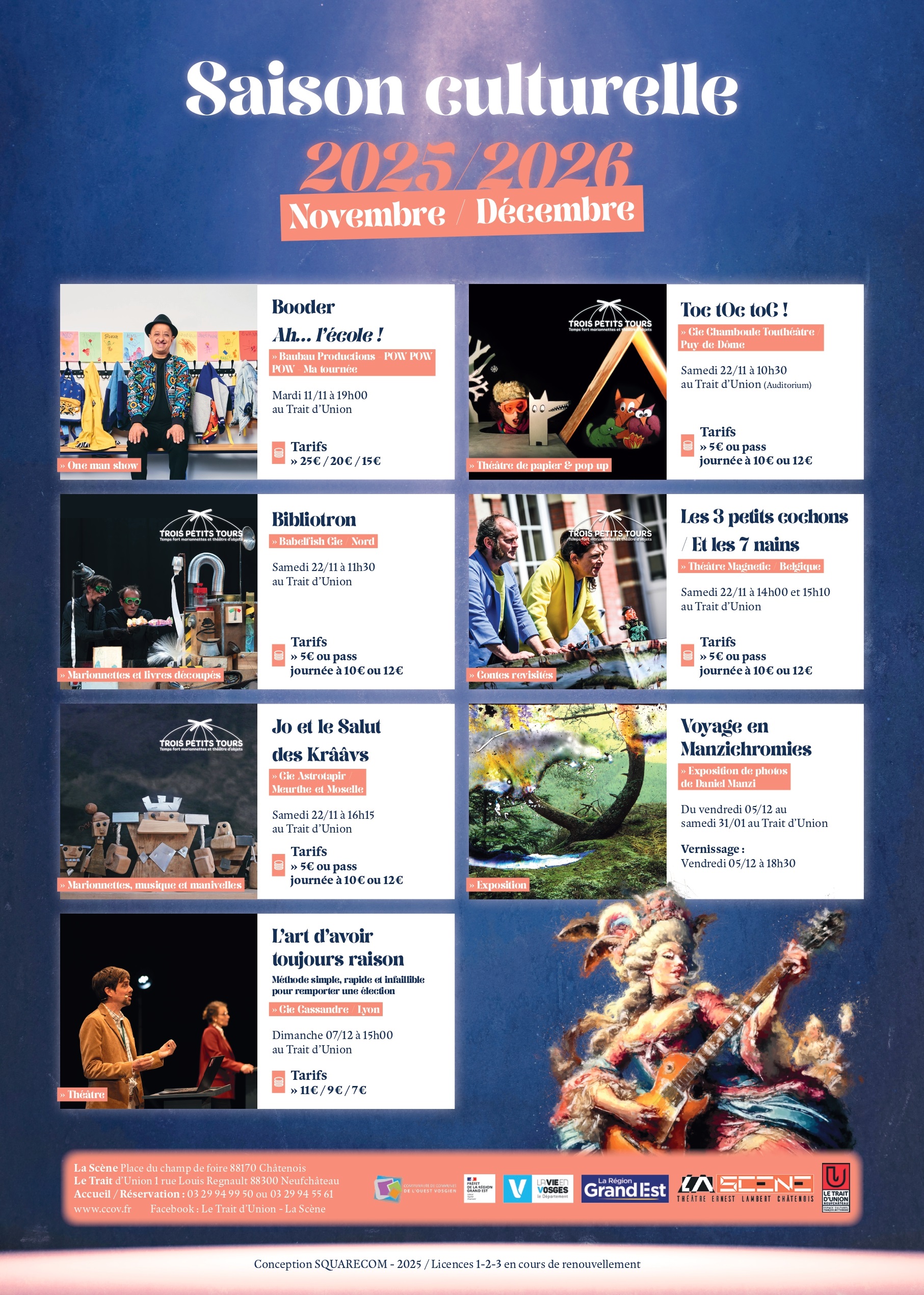 Les spectacles à venir