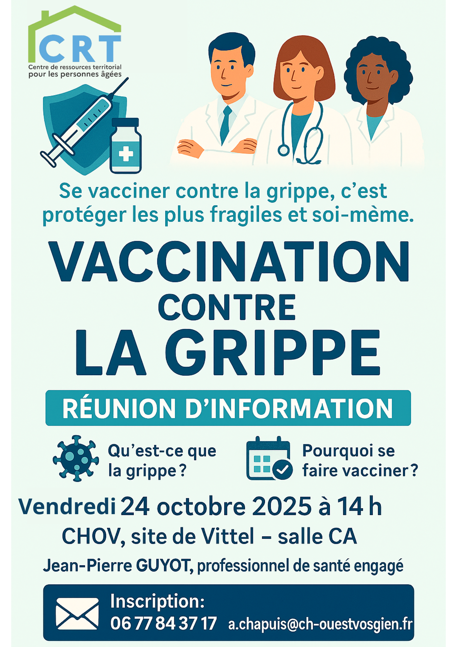 Réunion d’information sur la vaccination contre la grippe