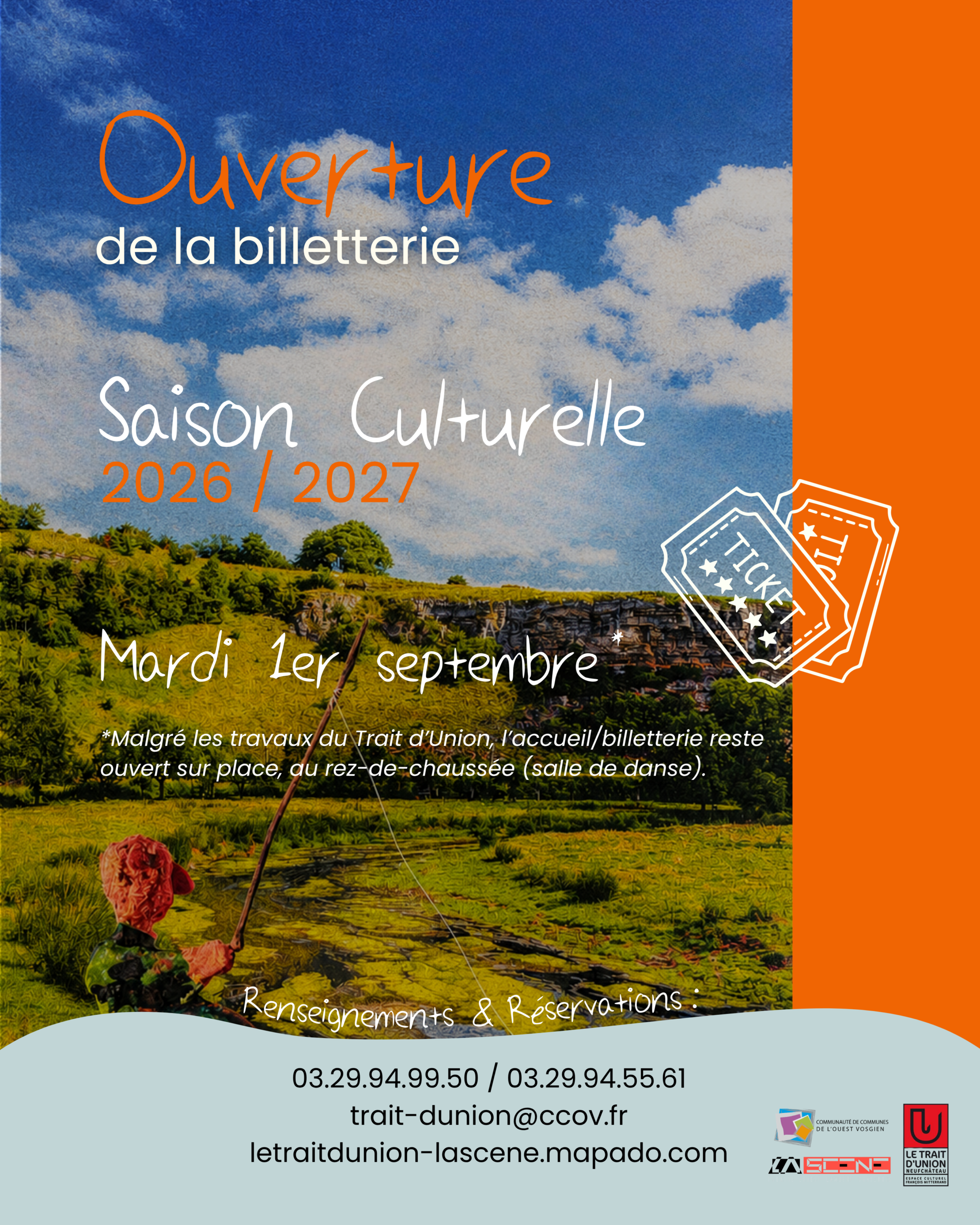 Ouverture de la billetterie : Saison Culturelle
